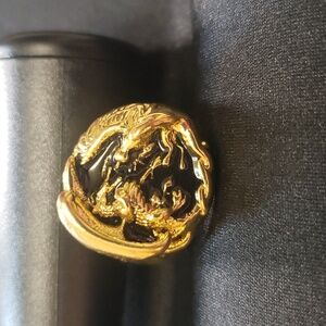 MayiaHey Dragon Eagle Ring, Gothic Gold Dragon Ring.